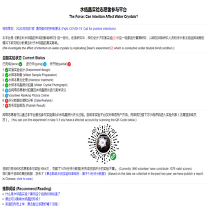 水结晶实验志愿者参与网